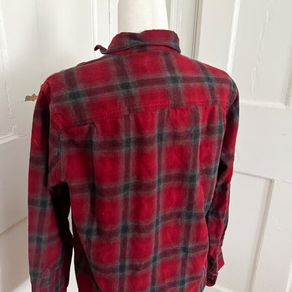 Coleman Red & Black Plaid Flannel Men's M - Picture 4 of 6